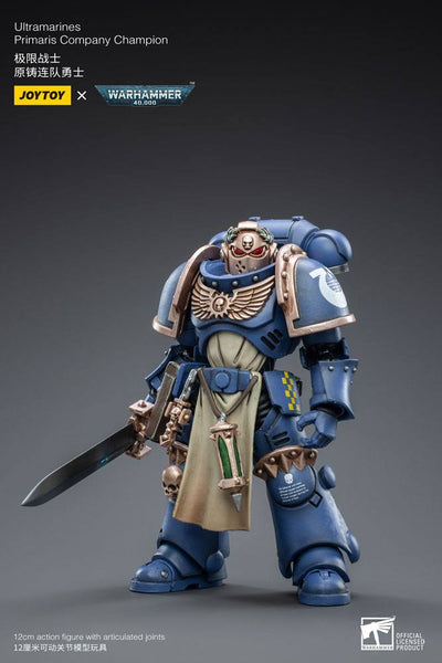 Warhammer 40k Action Figure 1/18 Ultramarines Primaris Company Champion 12cm - Action Figures - Joy Toy (CN) - Hobby Figures UK
