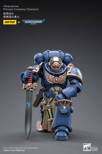 Warhammer 40k Action Figure 1/18 Ultramarines Primaris Company Champion 12cm - Action Figures - Joy Toy (CN) - Hobby Figures UK
