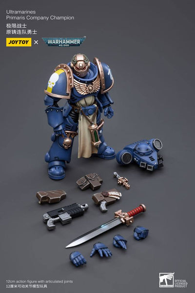 Warhammer 40k Action Figure 1/18 Ultramarines Primaris Company Champion 12cm - Action Figures - Joy Toy (CN) - Hobby Figures UK