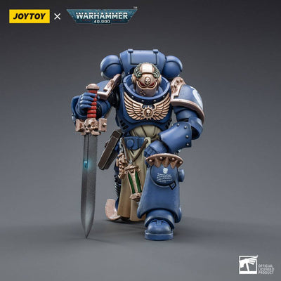 Warhammer 40k Action Figure 1/18 Ultramarines Primaris Company Champion 12cm - Action Figures - Joy Toy (CN) - Hobby Figures UK
