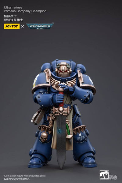 Warhammer 40k Action Figure 1/18 Ultramarines Primaris Company Champion 12cm - Action Figures - Joy Toy (CN) - Hobby Figures UK