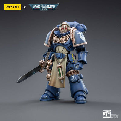 Warhammer 40k Action Figure 1/18 Ultramarines Primaris Company Champion 12cm - Action Figures - Joy Toy (CN) - Hobby Figures UK