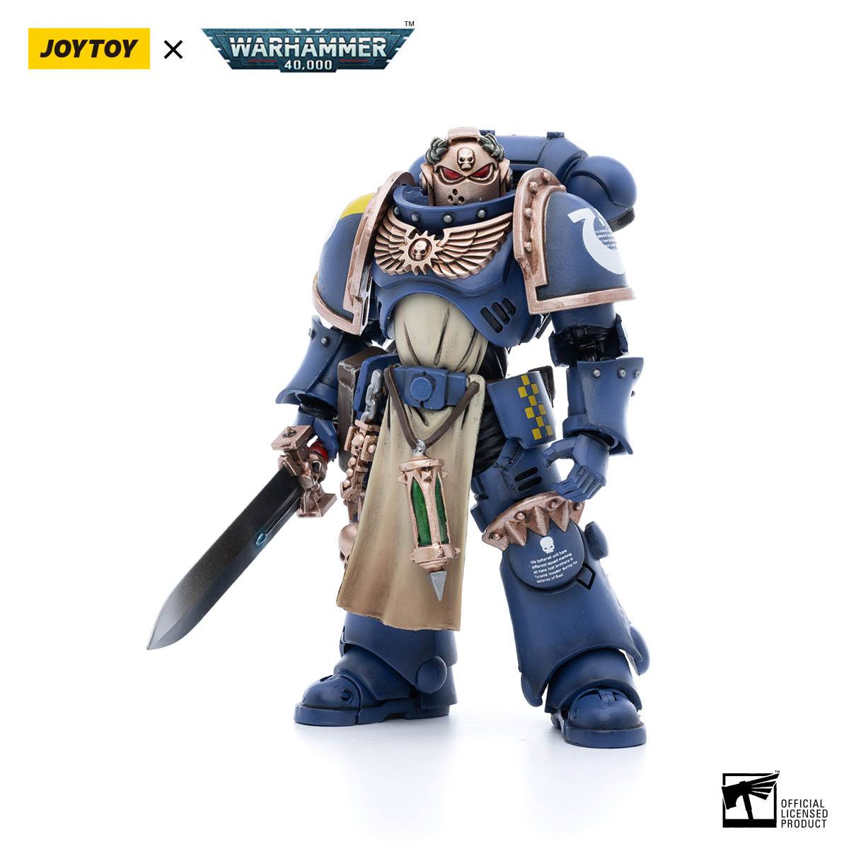 Warhammer 40k Action Figure 1/18 Ultramarines Primaris Company Champion 12cm - Action Figures - Joy Toy (CN) - Hobby Figures UK