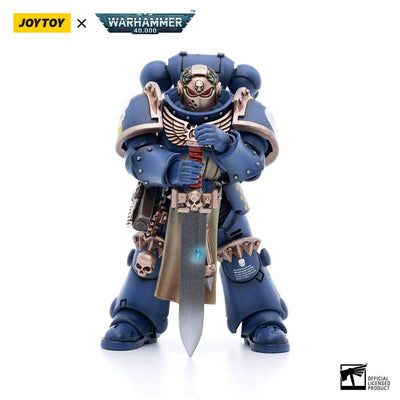 Warhammer 40k Action Figure 1/18 Ultramarines Primaris Company Champion 12cm - Action Figures - Joy Toy (CN) - Hobby Figures UK