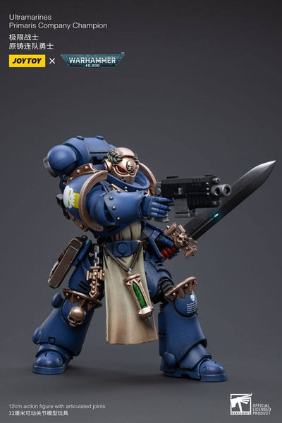 Warhammer 40k Action Figure 1/18 Ultramarines Primaris Company Champion 12cm - Action Figures - Joy Toy (CN) - Hobby Figures UK