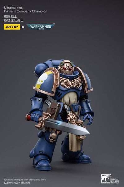Warhammer 40k Action Figure 1/18 Ultramarines Primaris Company Champion 12cm - Action Figures - Joy Toy (CN) - Hobby Figures UK