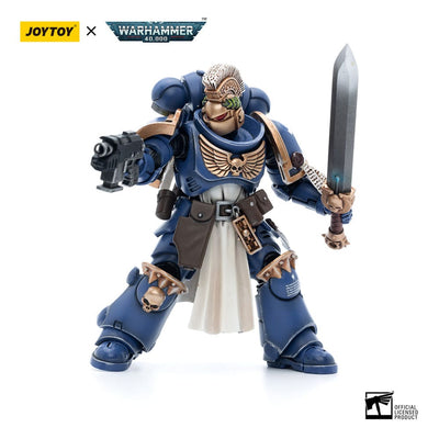 Warhammer 40k Action Figure 1/18 Ultramarines Primaris Company Champion Brother Parnaeus 12cm - Action Figures - Joy Toy (CN) - Hobby Figures UK