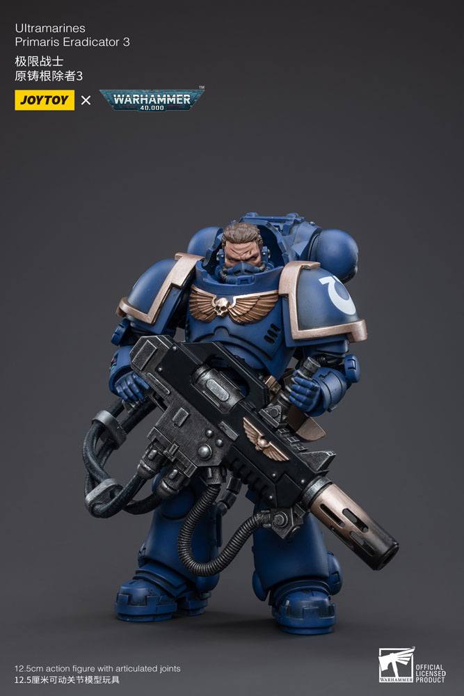 Warhammer 40k Action Figure 1/18 Ultramarines Primaris Eradicator 3 12cm - Action Figures - Joy Toy (CN) - Hobby Figures UK