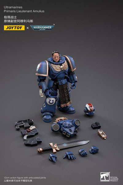 Warhammer 40k Action Figure 1/18 Ultramarines Primaris Lieutenant Amulius 12cm - Action Figures - Joy Toy (CN) - Hobby Figures UK