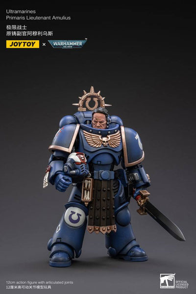 Warhammer 40k Action Figure 1/18 Ultramarines Primaris Lieutenant Amulius 12cm - Action Figures - Joy Toy (CN) - Hobby Figures UK