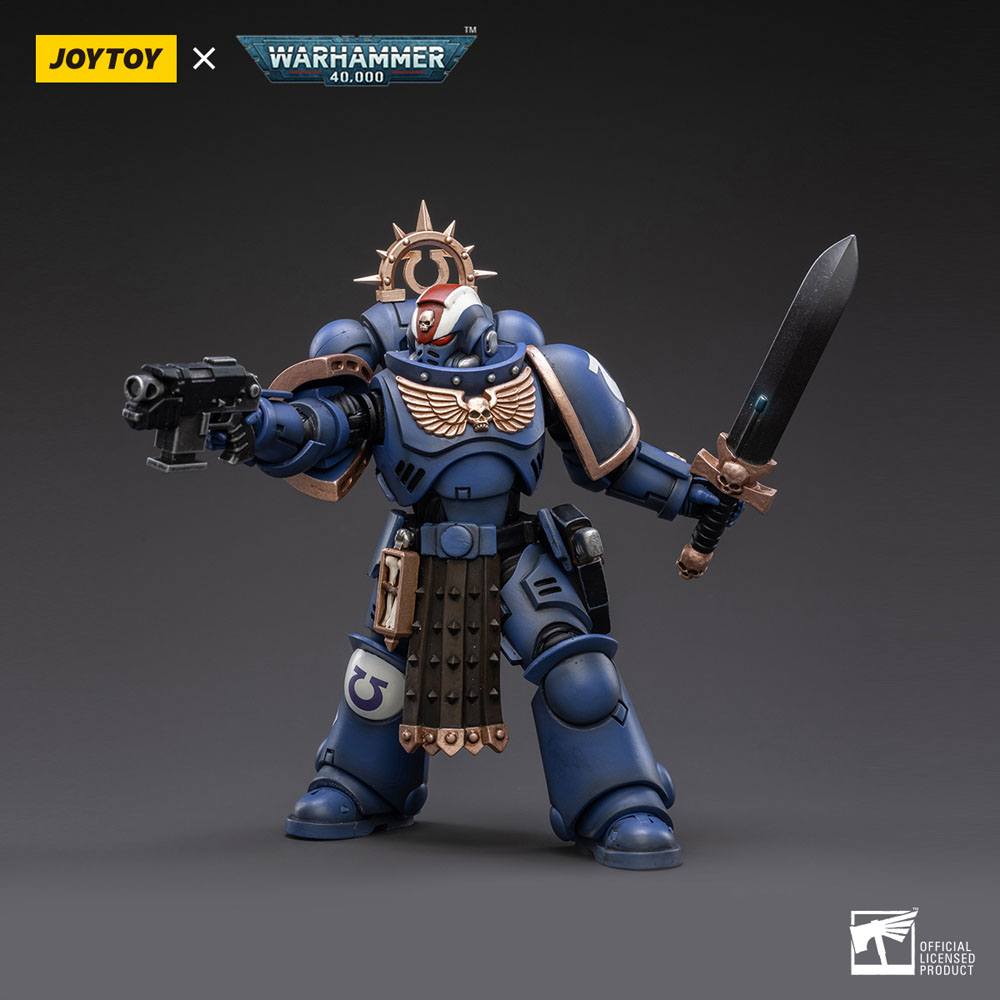 Warhammer 40k Action Figure 1/18 Ultramarines Primaris Lieutenant Amulius 12cm - Action Figures - Joy Toy (CN) - Hobby Figures UK