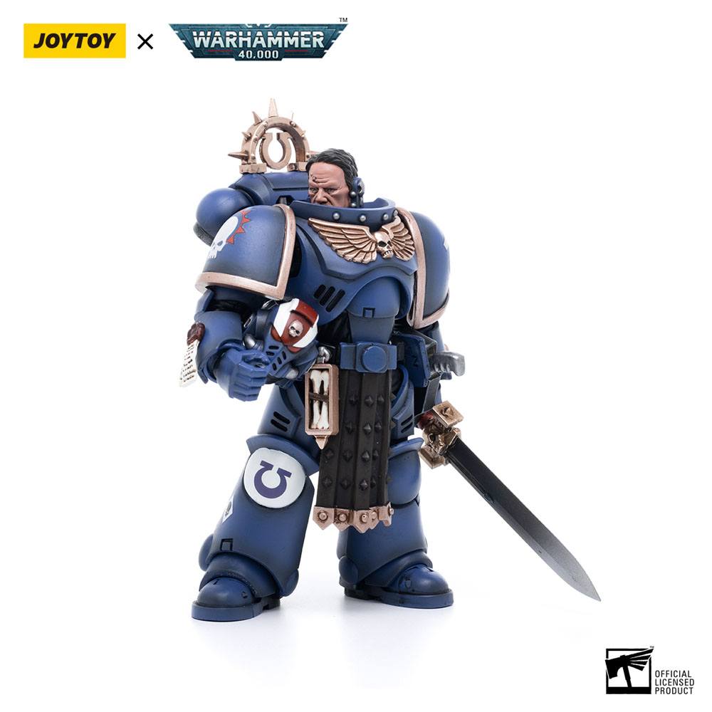 Warhammer 40k Action Figure 1/18 Ultramarines Primaris Lieutenant Amulius 12cm - Action Figures - Joy Toy (CN) - Hobby Figures UK