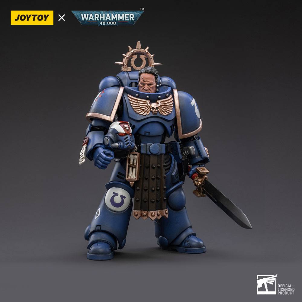 Warhammer 40k Action Figure 1/18 Ultramarines Primaris Lieutenant Amulius 12cm - Action Figures - Joy Toy (CN) - Hobby Figures UK