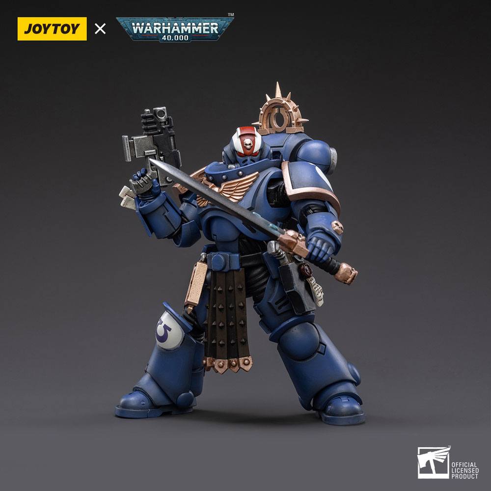 Warhammer 40k Action Figure 1/18 Ultramarines Primaris Lieutenant Amulius 12cm - Action Figures - Joy Toy (CN) - Hobby Figures UK