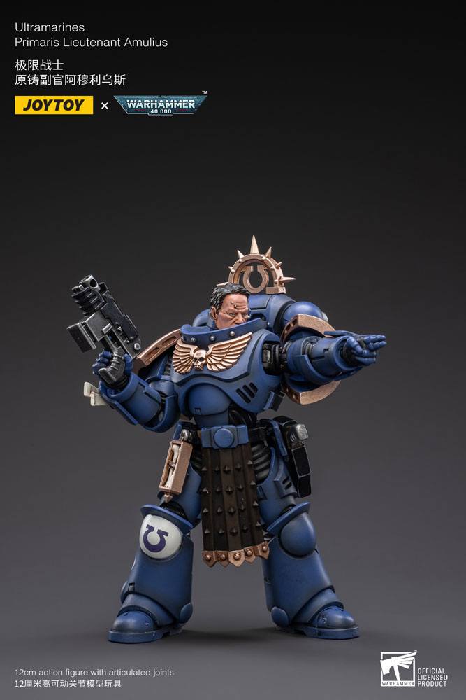 Warhammer 40k Action Figure 1/18 Ultramarines Primaris Lieutenant Amulius 12cm - Action Figures - Joy Toy (CN) - Hobby Figures UK