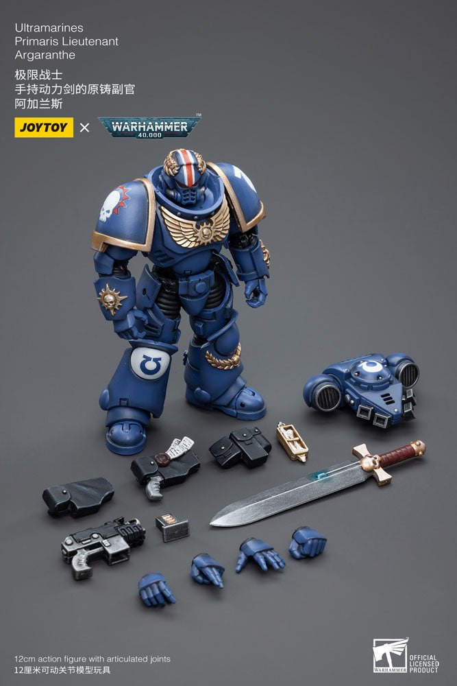 Warhammer 40k Action Figure 1 18 Ultramarines Primaris Lieutenant Argaranthe 12cm