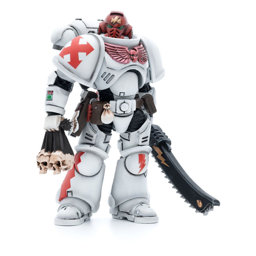 Warhammer 40k Action Figure 1/18 White Scars Assault Intercessor Sergeant Tsendbaatar 12cm