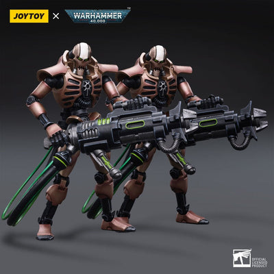 Warhammer 40k Action Figure 2-Pack 1/18 Necrons Szarekhan Dynasty Immortal with Tesla Carbine 11cm - Action Figures - Joy Toy (CN) - Hobby Figures UK