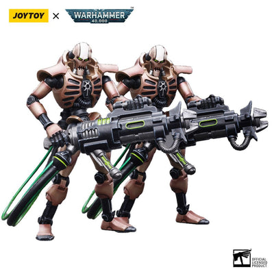 Warhammer 40k Action Figure 2-Pack 1/18 Necrons Szarekhan Dynasty Immortal with Tesla Carbine 11cm - Action Figures - Joy Toy (CN) - Hobby Figures UK