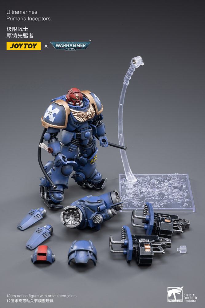 Warhammer 40k Action Figure 3-Pack 1/18 Ultramarines Primaris Inceptors 12cm - Action Figures - Joy Toy (CN) - Hobby Figures UK