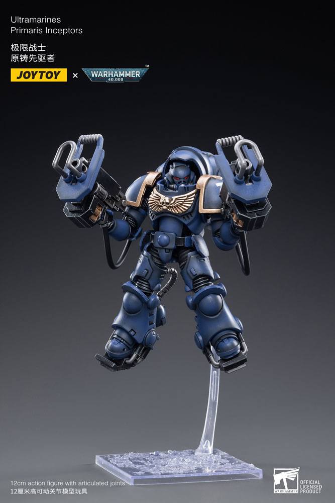 Warhammer 40k Action Figure 3-Pack 1/18 Ultramarines Primaris Inceptors 12cm - Action Figures - Joy Toy (CN) - Hobby Figures UK