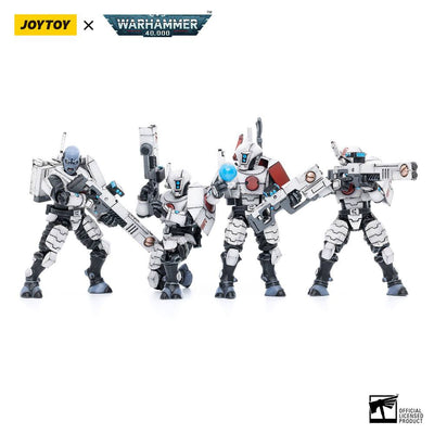 Warhammer 40k Action Figure 4-Pack 1/18 T'au Empire Fire Warriors 11cm - Action Figures - Joy Toy (CN) - Hobby Figures UK
