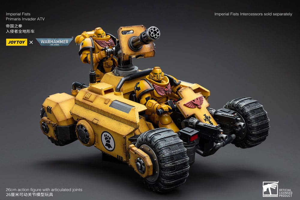 Warhammer 40k Vehicle 1/18 Imperial Fists Primaris Invader ATV 26cm - Action Figures - Joy Toy (CN) - Hobby Figures UK