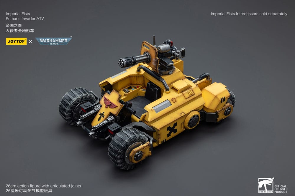Warhammer 40k Vehicle 1/18 Imperial Fists Primaris Invader ATV 26cm - Action Figures - Joy Toy (CN) - Hobby Figures UK