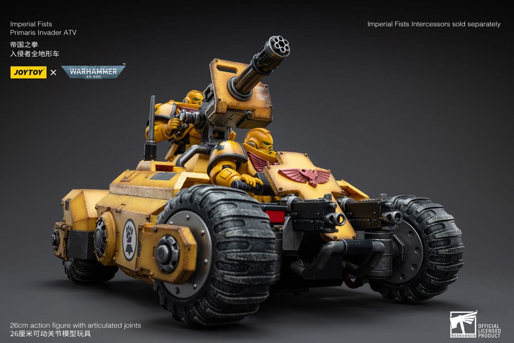 Warhammer 40k Vehicle 1/18 Imperial Fists Primaris Invader ATV 26cm - Action Figures - Joy Toy (CN) - Hobby Figures UK