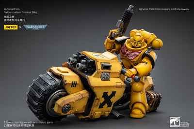 Warhammer 40k Vehicle 1/18 Imperial Fists Raider-pattern Combat Bike 22cm - Action Figures - Joy Toy (CN) - Hobby Figures UK