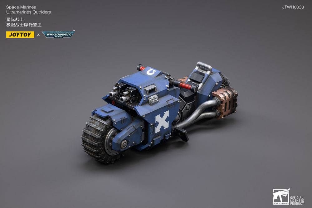 Warhammer 40k Vehicle 1/18 Ultramarines Outrider Bike 22cm - Action Figures - Joy Toy (CN) - Hobby Figures UK