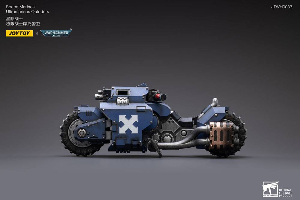 Warhammer 40k Vehicle 1/18 Ultramarines Outrider Bike 22cm - Action Figures - Joy Toy (CN) - Hobby Figures UK