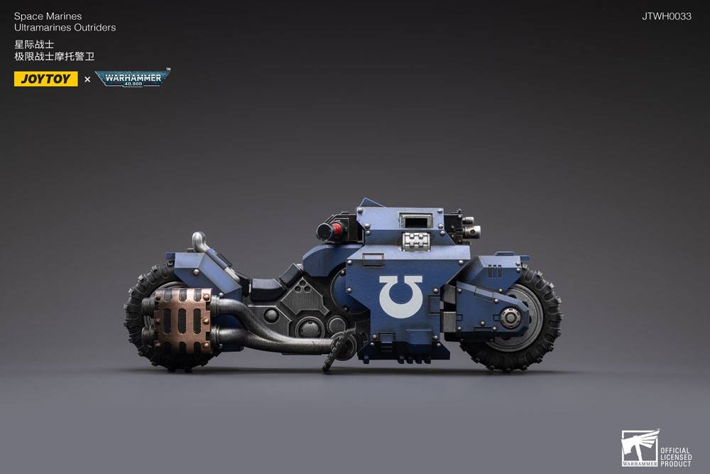 Warhammer 40k Vehicle 1/18 Ultramarines Outrider Bike 22cm - Action Figures - Joy Toy (CN) - Hobby Figures UK