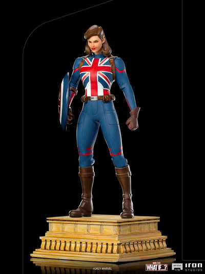 What If...? Art Scale Statue 1/10 Captain Carter 24cm - Scale Statue - Iron Studios - Hobby Figures UK