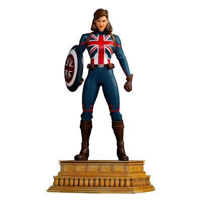 What If...? Art Scale Statue 1/10 Captain Carter 24cm - Scale Statue - Iron Studios - Hobby Figures UK