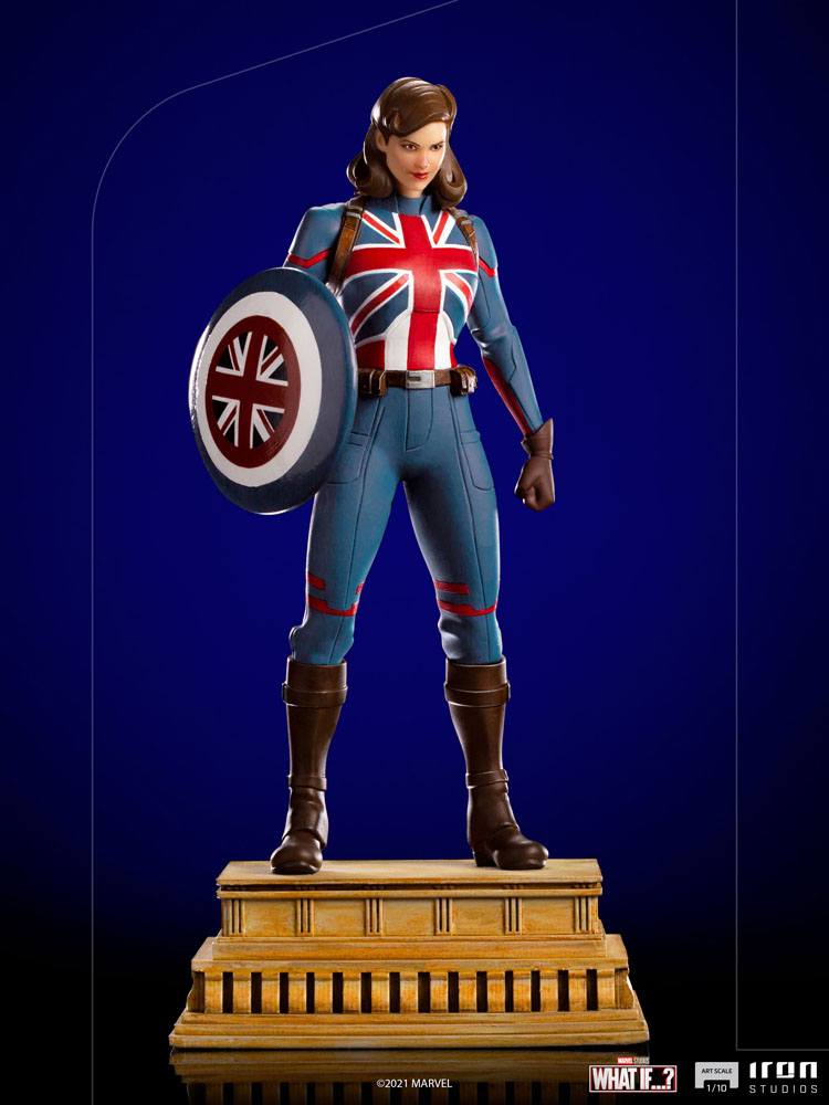 What If...? Art Scale Statue 1/10 Captain Carter 24cm - Scale Statue - Iron Studios - Hobby Figures UK