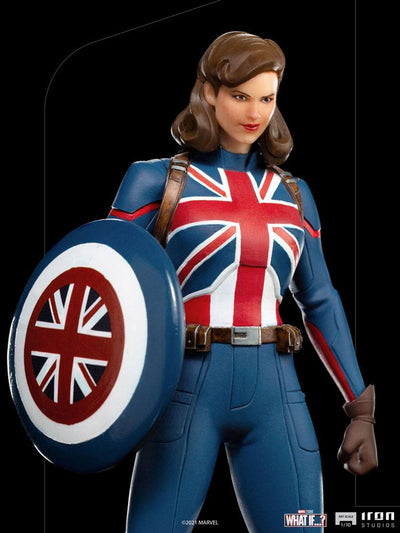 What If...? Art Scale Statue 1/10 Captain Carter 24cm - Scale Statue - Iron Studios - Hobby Figures UK