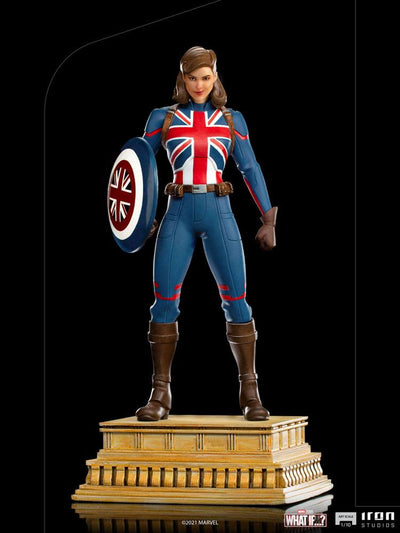 What If...? Art Scale Statue 1/10 Captain Carter 24cm - Scale Statue - Iron Studios - Hobby Figures UK