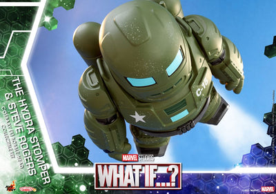 What If...? Cosbaby (S) Mini Figures Hydra Stomper & Steve Rogers 10cm - Mini Figures - Hot Toys - Hobby Figures UK