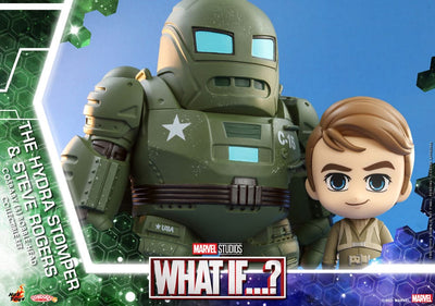 What If...? Cosbaby (S) Mini Figures Hydra Stomper & Steve Rogers 10cm - Mini Figures - Hot Toys - Hobby Figures UK