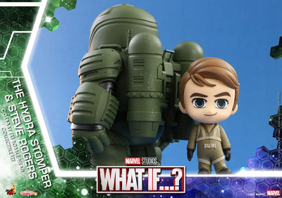 What If...? Cosbaby (S) Mini Figures Hydra Stomper & Steve Rogers 10cm - Mini Figures - Hot Toys - Hobby Figures UK