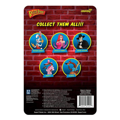 Who Framed Roger Rabbit ReAction Action Figure Roger Rabbit 10cm - Action Figures - Super7 - Hobby Figures UK