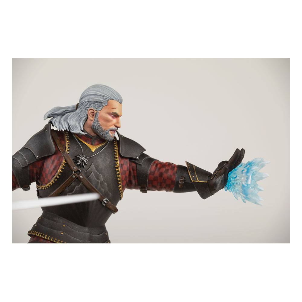 Witcher 3 Wild Hunt PVC Statue Geralt Toussaint Tourney Armor 20cm - Scale Statue - Dark Horse - Hobby Figures UK