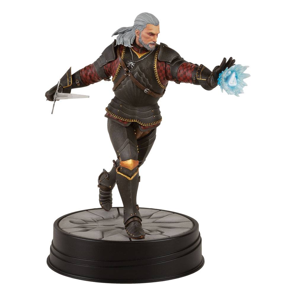 Witcher 3 Wild Hunt PVC Statue Geralt Toussaint Tourney Armor 20cm - Scale Statue - Dark Horse - Hobby Figures UK