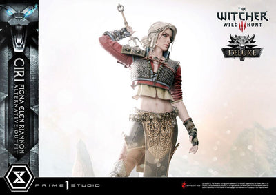 Witcher 3 Wild Hunt Statue 1/4 Cirilla Fiona Elen Riannon Alternative Outfit Deluxe Bonus Version 55cm - Scale Statue - Prime 1 Studio - Hobby Figures UK