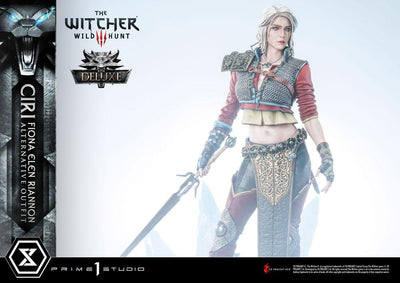 Witcher 3 Wild Hunt Statue 1/4 Cirilla Fiona Elen Riannon Alternative Outfit Deluxe Bonus Version 55cm - Scale Statue - Prime 1 Studio - Hobby Figures UK