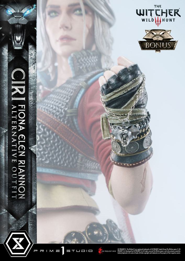 Witcher 3 Wild Hunt Statue 1/4 Cirilla Fiona Elen Riannon Alternative Outfit Deluxe Bonus Version 55cm - Scale Statue - Prime 1 Studio - Hobby Figures UK