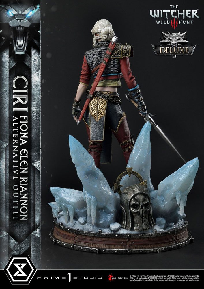 Witcher 3 Wild Hunt Statue 1/4 Cirilla Fiona Elen Riannon Alternative Outfit Deluxe Bonus Version 55cm - Scale Statue - Prime 1 Studio - Hobby Figures UK