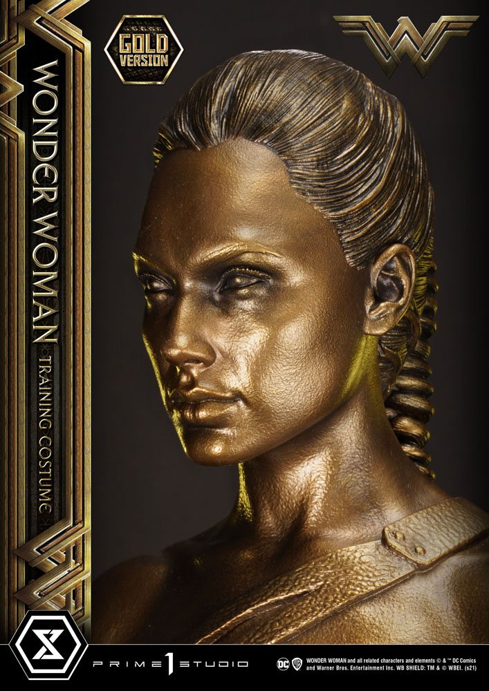 Wonder Woman Statue Wonder Woman Training Costume Gold Version 80cm - Scale Statue - Prime 1 Studio - Hobby Figures UK