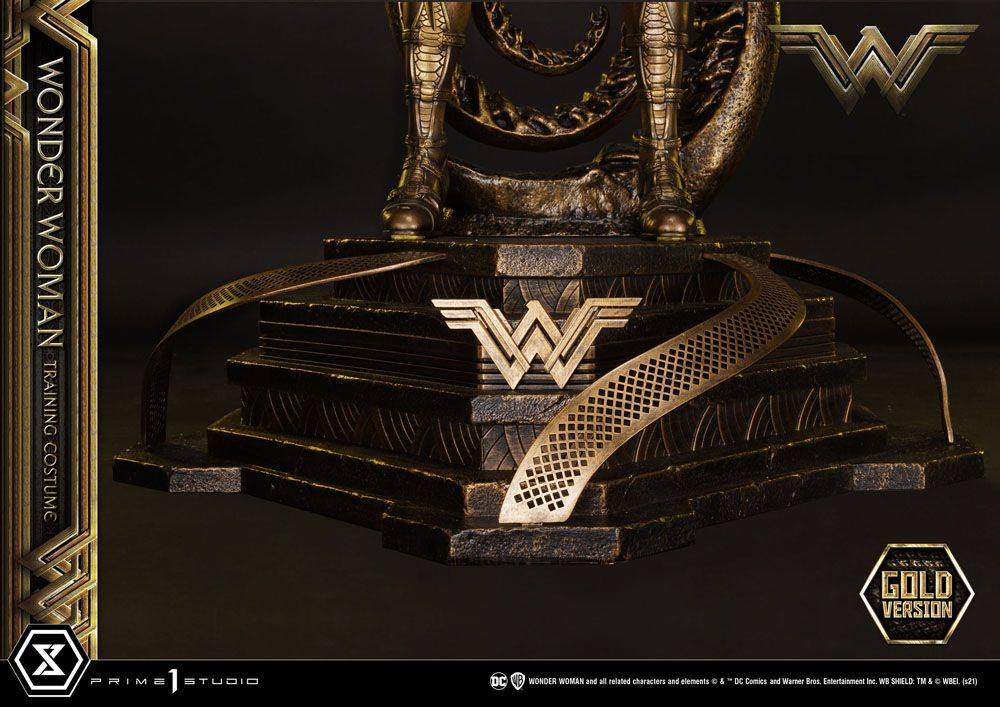 Wonder Woman Statue Wonder Woman Training Costume Gold Version 80cm - Scale Statue - Prime 1 Studio - Hobby Figures UK